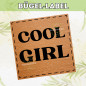 Preview: Bügel-Label Cool Girl
