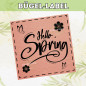 Preview: Bügel-Label Hello Spring