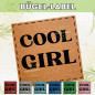 Preview: Bügel-Label Cool Girl