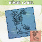Preview: Bügel-Label Blumenboots
