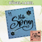 Preview: Bügel-Label Hello Spring