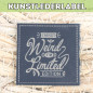 Preview: Kunstlederlabel Limited Edition schwarz