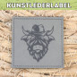Preview: Kunstlederlabel Highland Cow