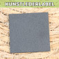 Preview: Kunstlederlabel Nope grau