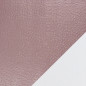 Preview: Kunstleder genoppt altrosa metallic