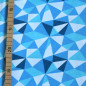 Preview: Bio-Jersey Geometrical blau