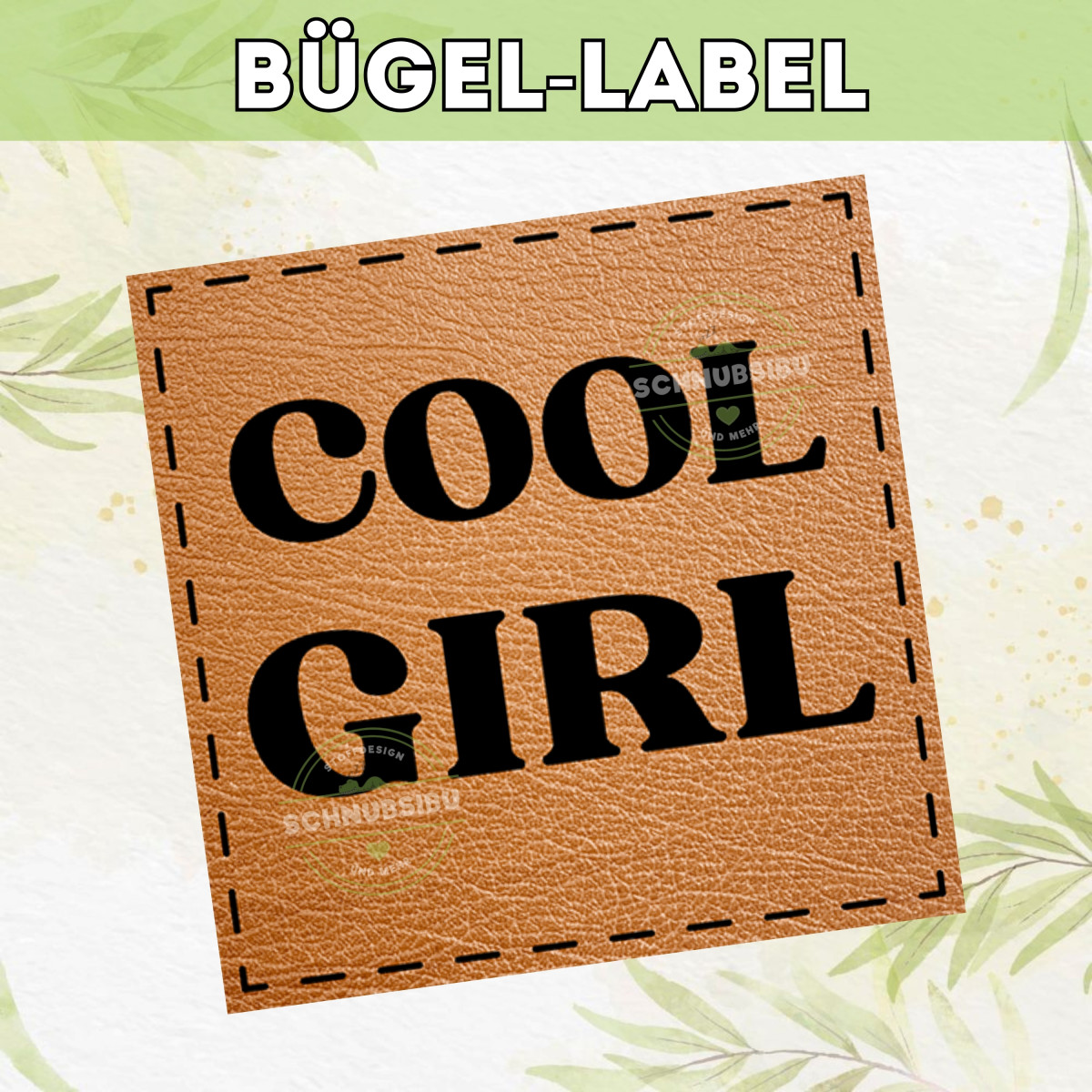 Bügel-Label Cool Girl