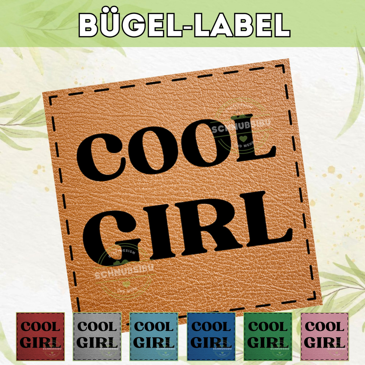 Bügel-Label Cool Girl