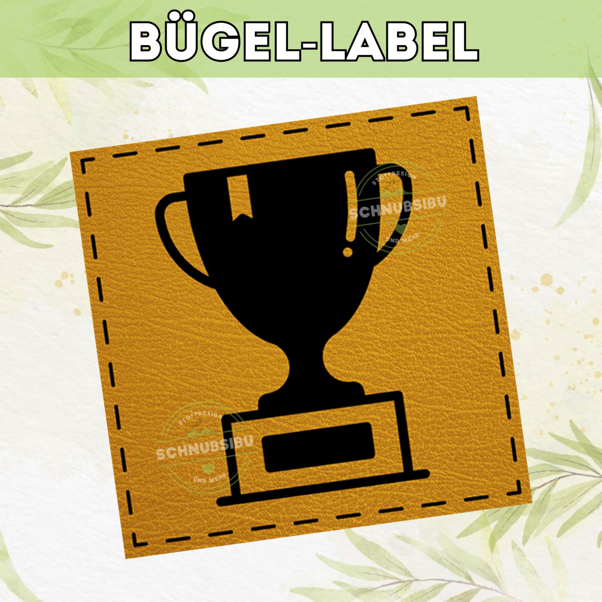 Bügel-Label Pokal