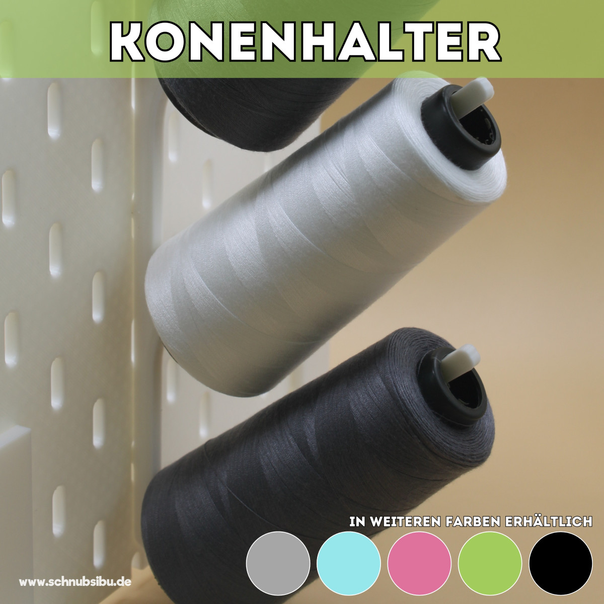 4er Halterung für Overlock-Konen