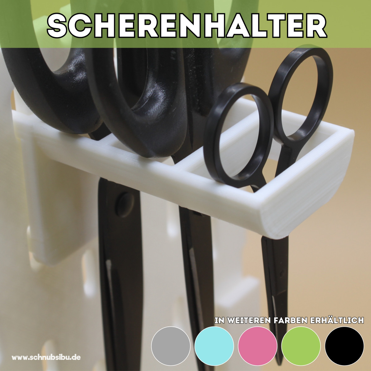 3er Halterung für Scheren