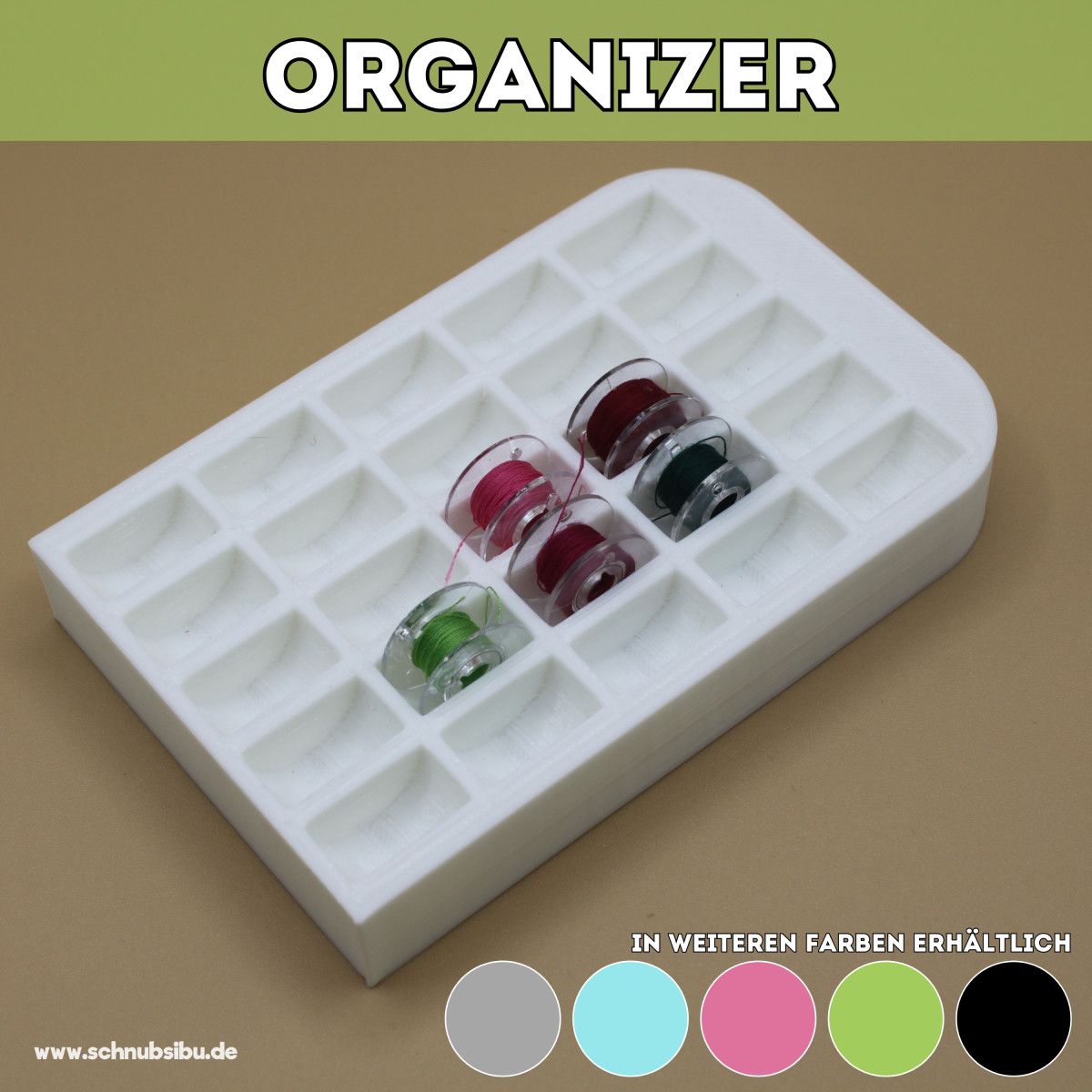 Organizer für Unterfadenspulen