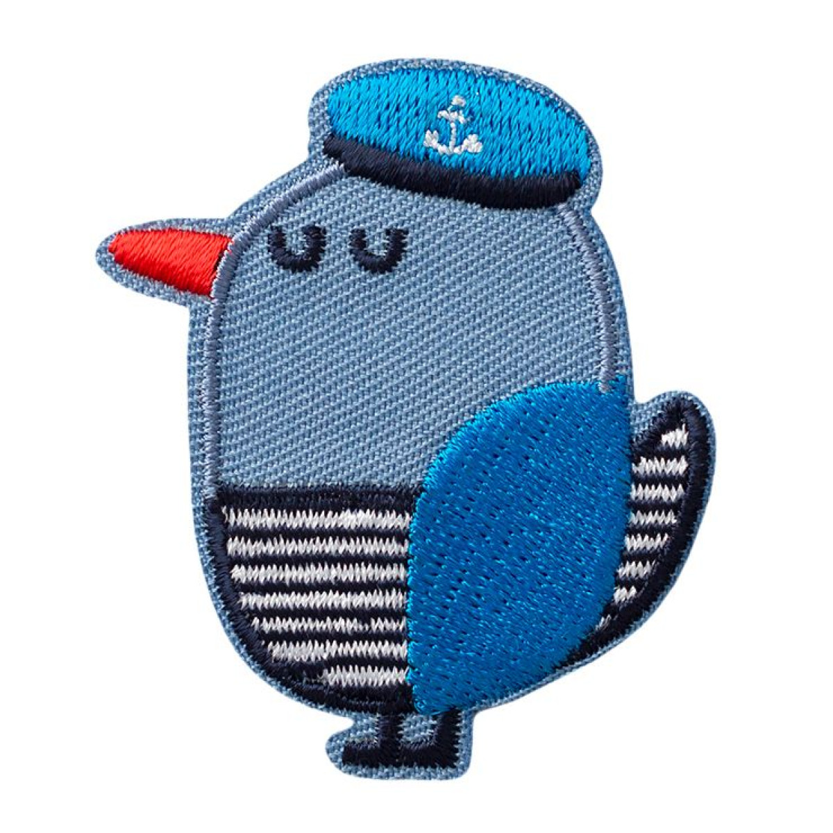 Patch Matrose Möwe blau