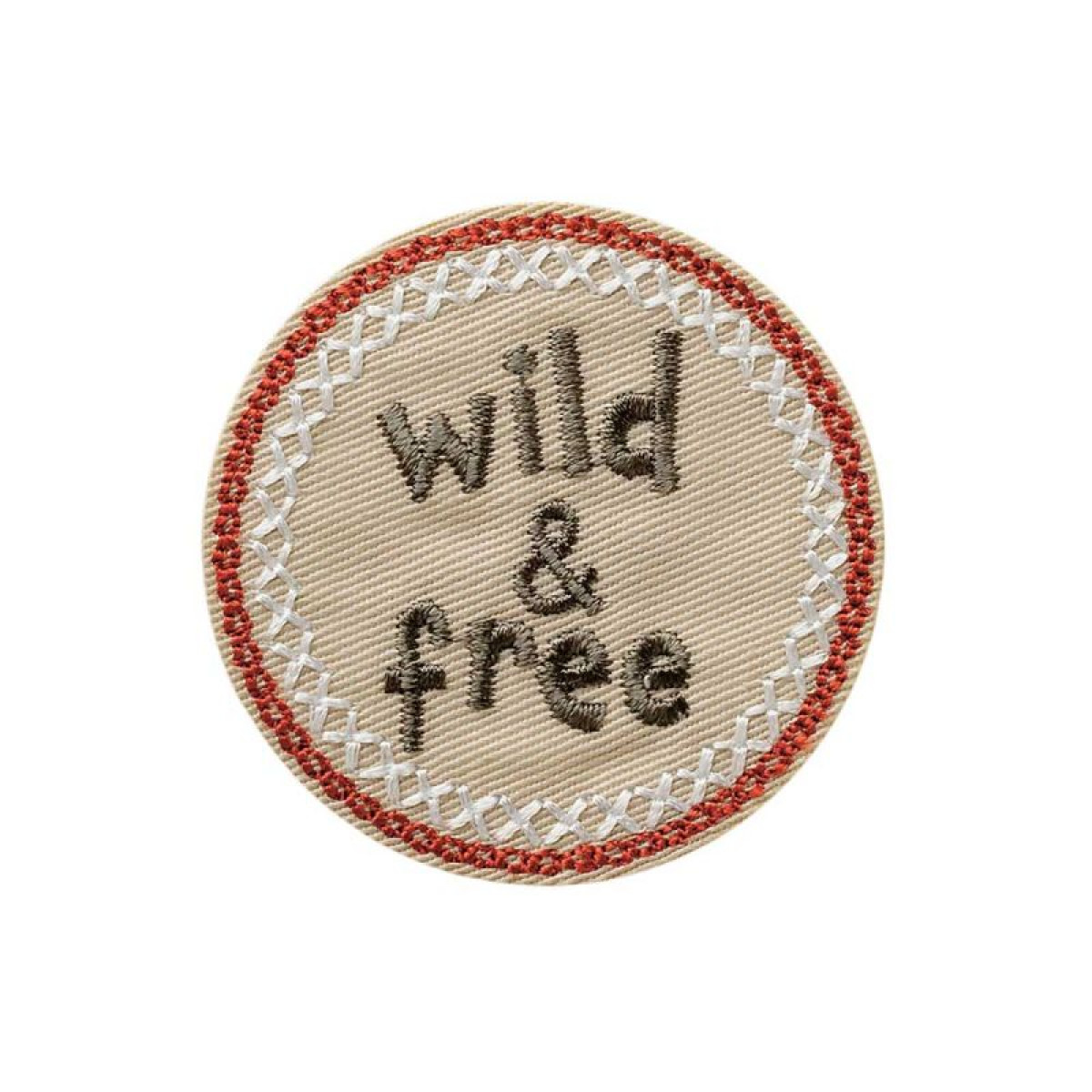 Patch Wild & Free rund