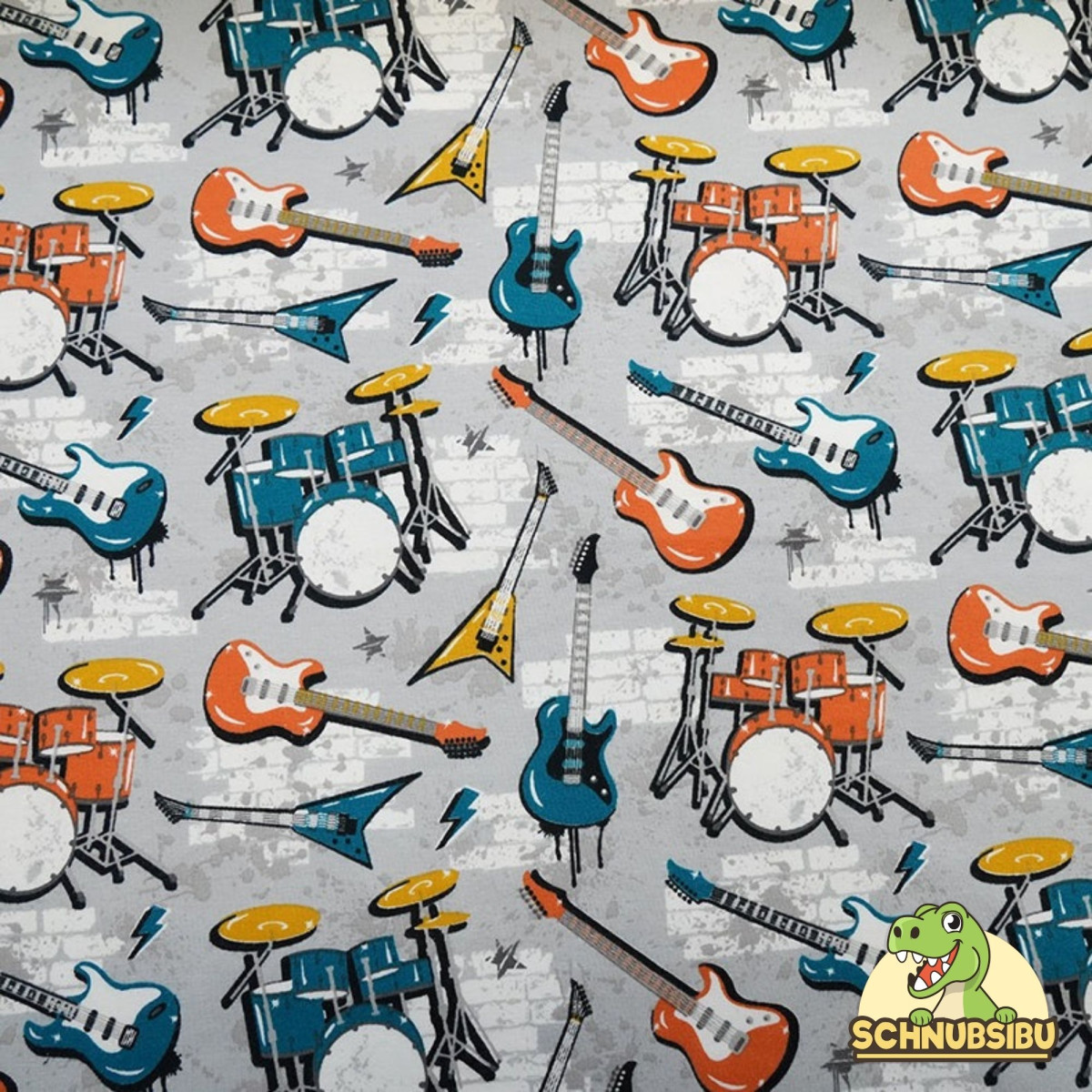 Bio-Jersey Music grau