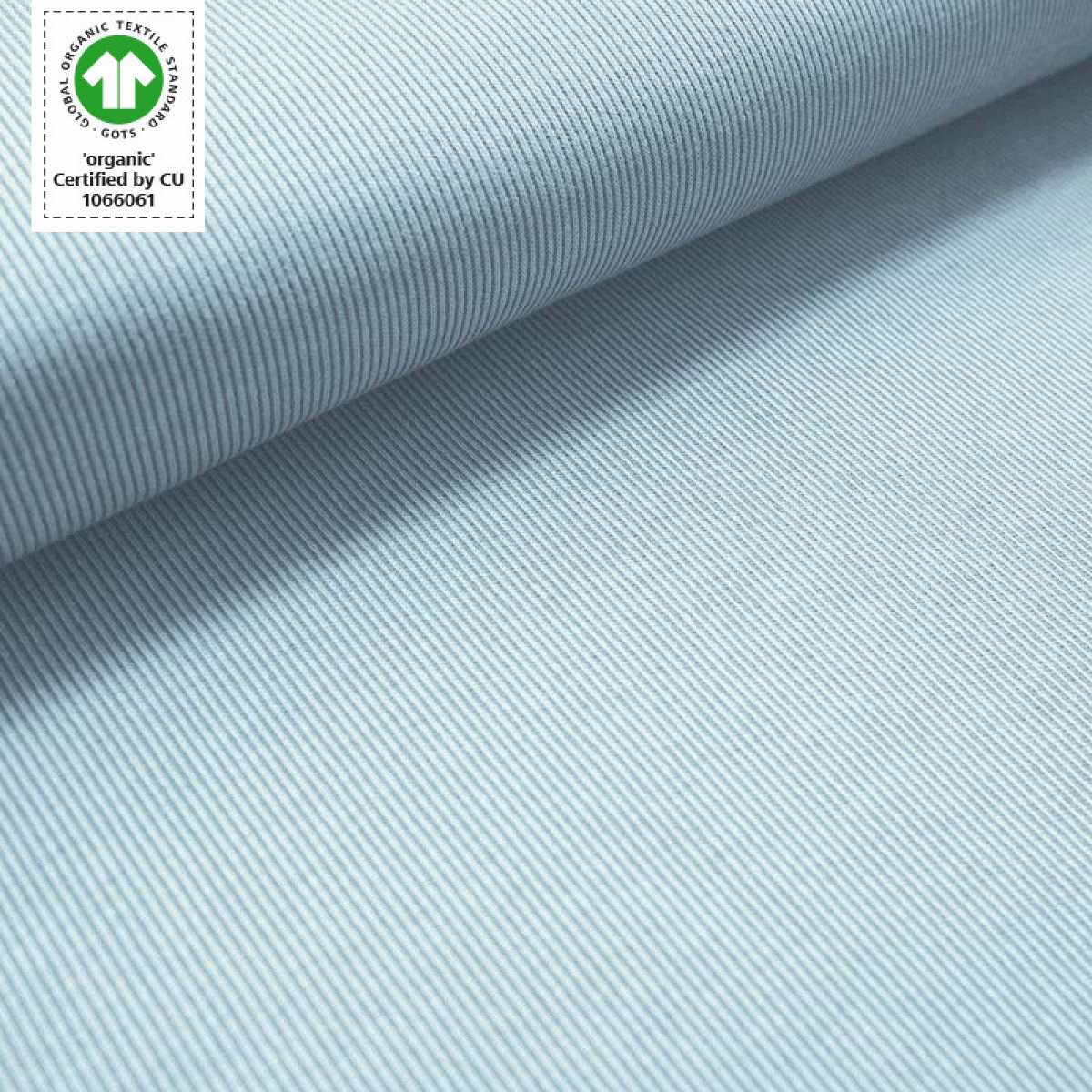 Bio-Jacquard Rippenmuster gletscher