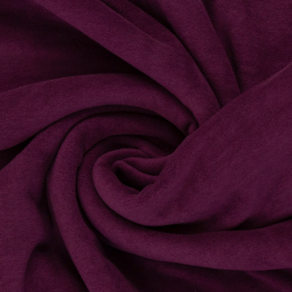 Baumwollfleece bordeaux