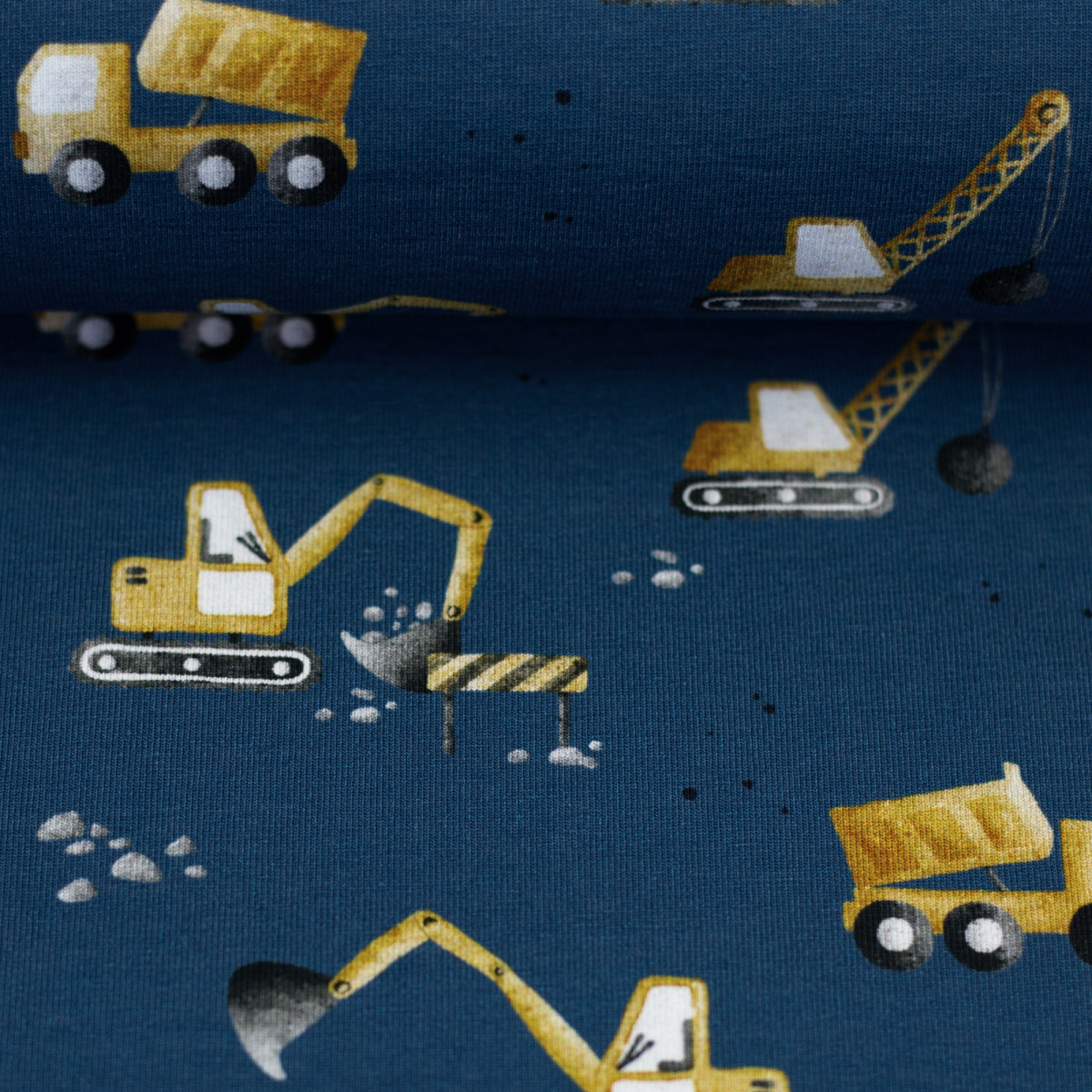 Jersey Achtung Baustelle - Bagger blau