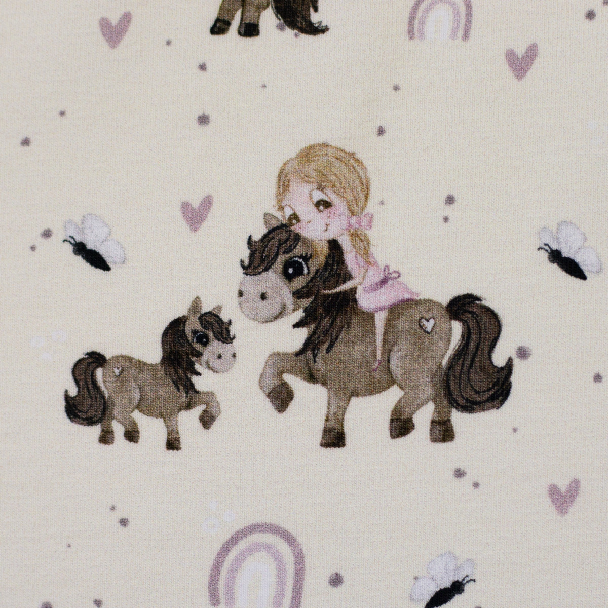 Jersey I love Ponys - Pferde weiß