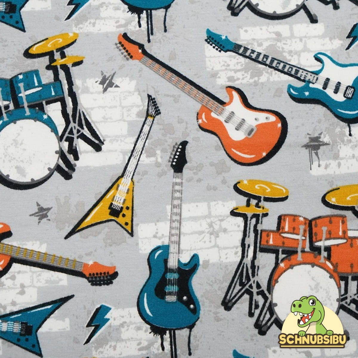 Bio-Jersey Music grau
