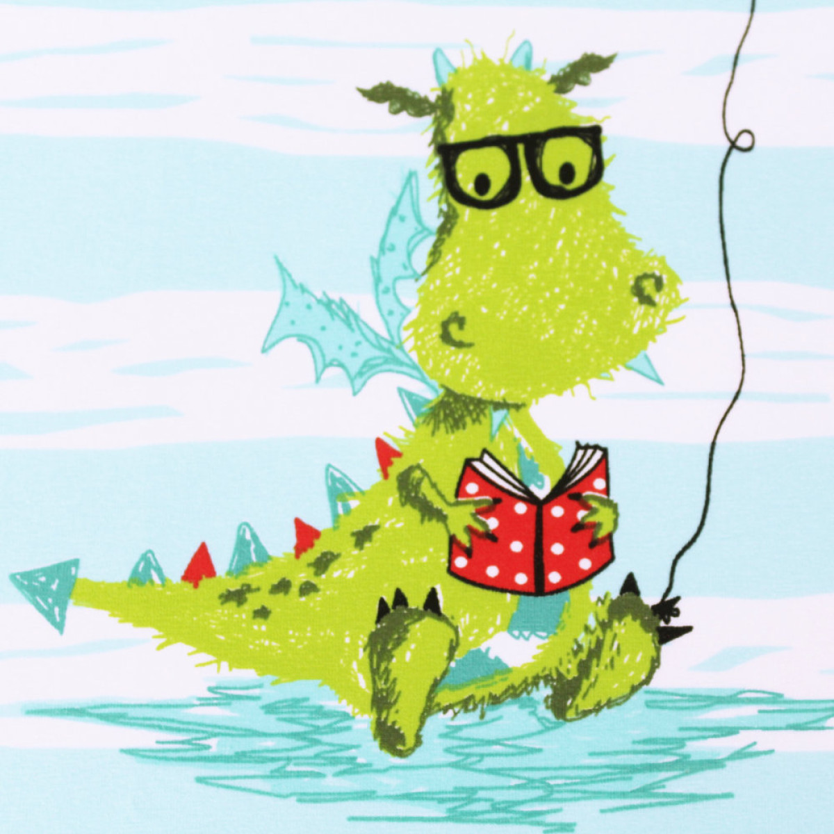 Bio-Jersey Panel - Drago goes to school