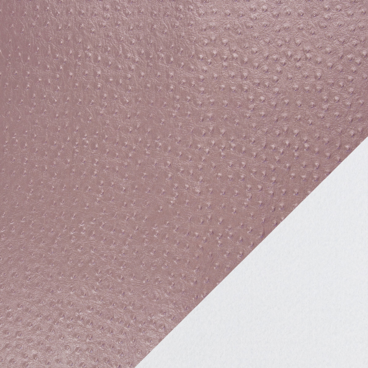 Kunstleder genoppt altrosa metallic
