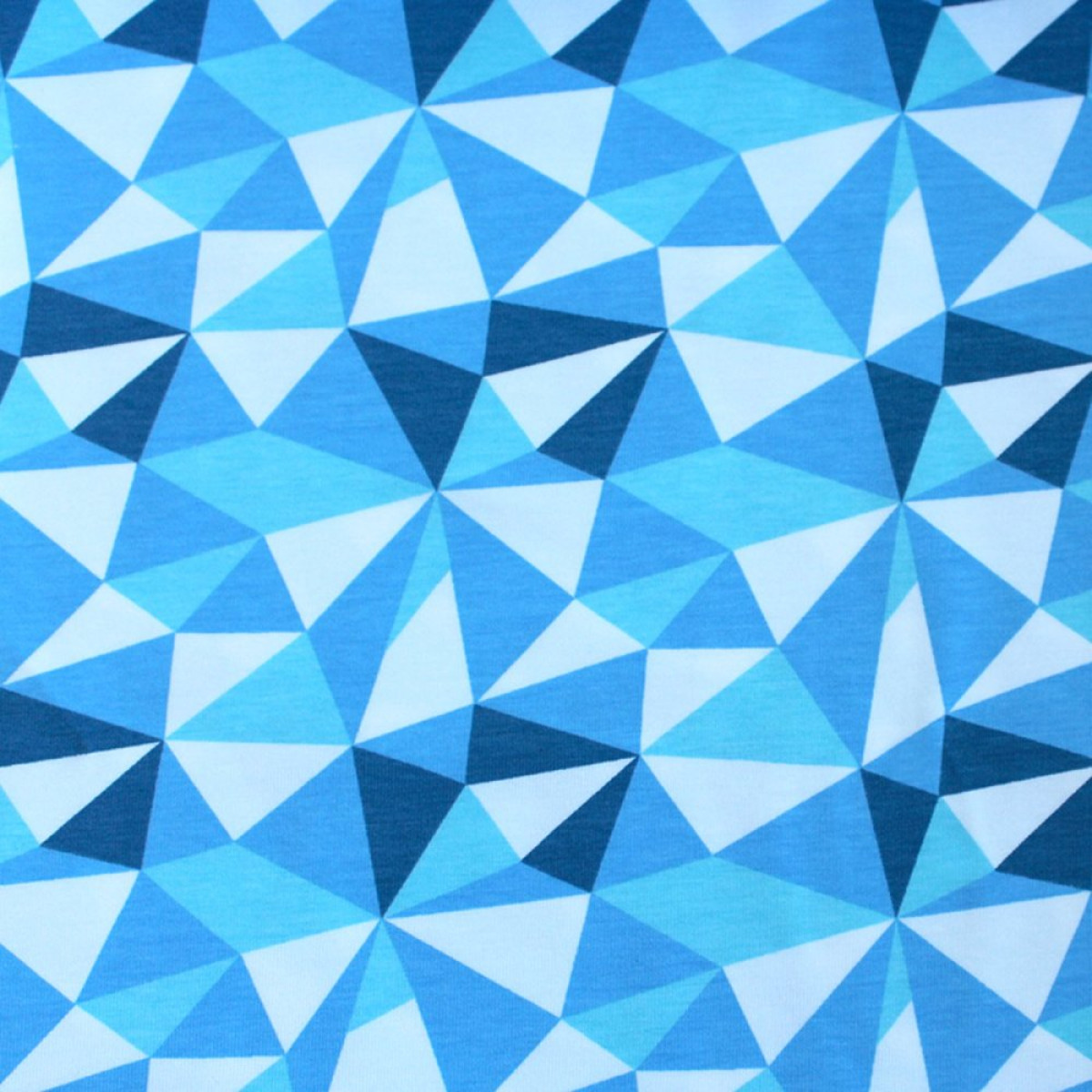 Bio-Jersey Geometrical blau