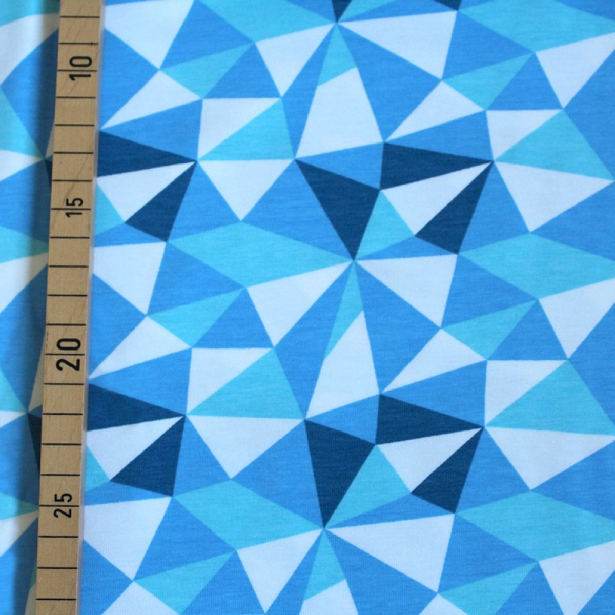Bio-Jersey Geometrical blau
