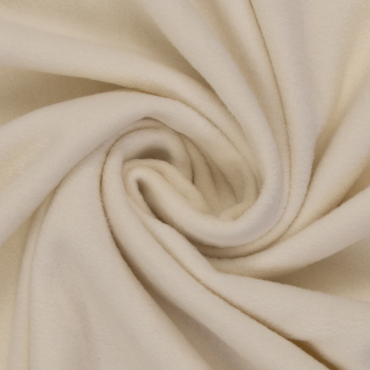 Baumwollfleece naturweiss