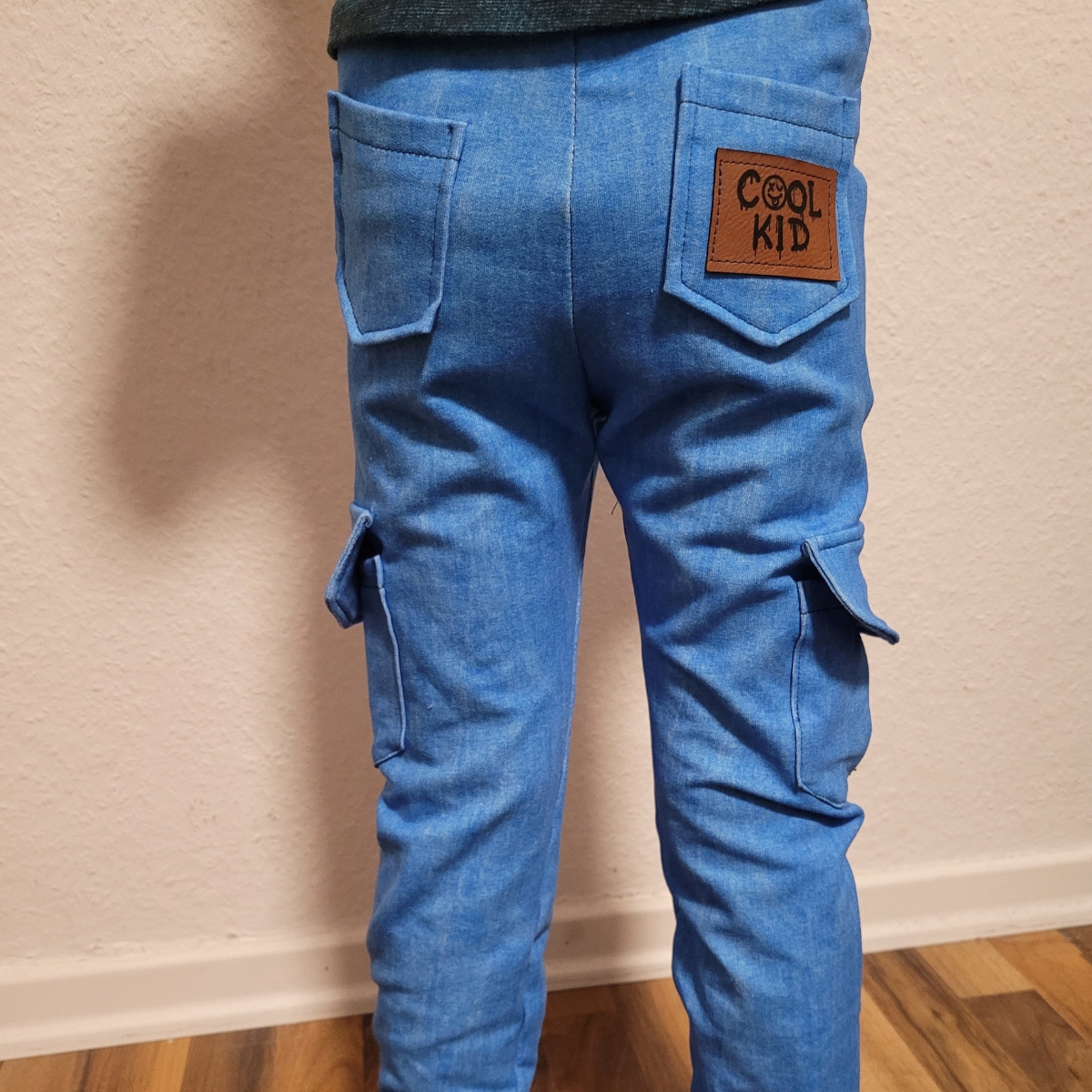 Denimoptik blau